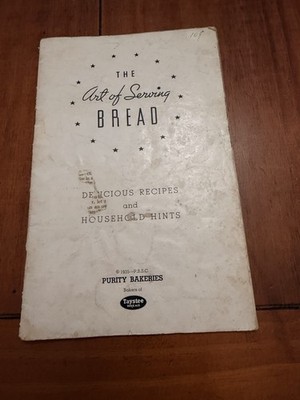 Vintage 1935 Taystee Bread Cookbook The Art of Serving Bread Purity Bakeries 35