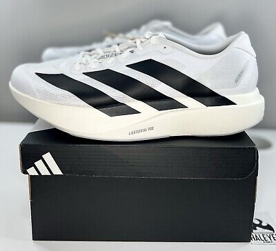 NEW adidas Adizero Evo SL White Black | Men Sizes 8 - 14 NEW adidas Adizero Evo SL White Black | Men Sizes 8 - 14