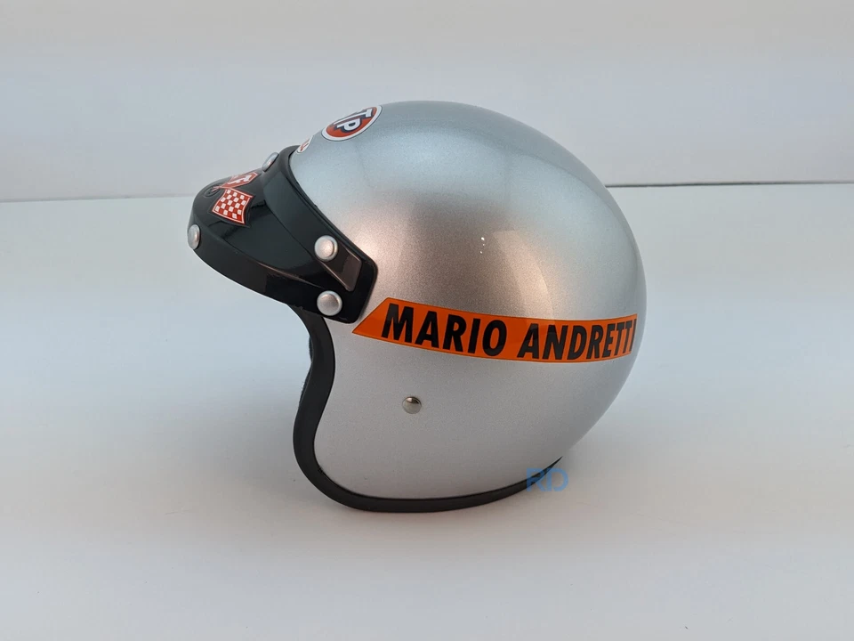 1969 Mario Andretti Mini Helmet - 1:2 Scale Bell Indy 500 Helmet - Model 4108357 - Image 3 of 4