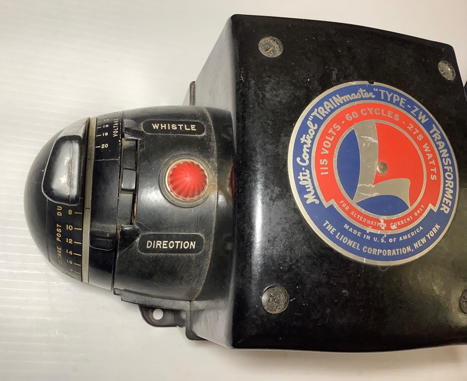 Lionel Trainmaster Type ZW Transformer 115 Volts 60 Cycle 275 Watt Tested eBay