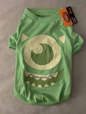 NWT Disney Pet Costume Large - MONSTERS INC. MIKE dog clothes shirt | eBay