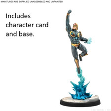 Nova model, character card and base Marvel Crisis Protocol