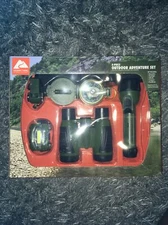 NEW Ozark Trail 5 Piece Outdoor Adventure Set Binoculars Compass Flashlight Etc.