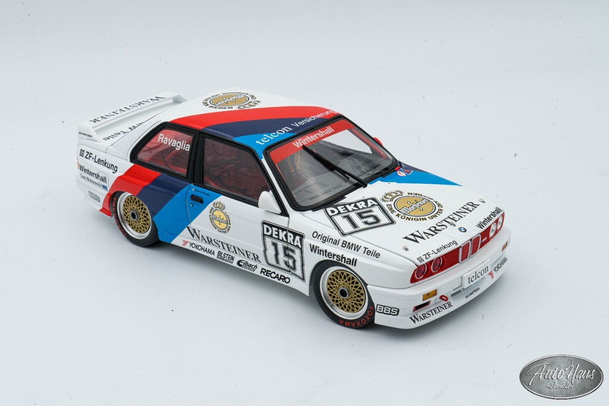 1/18 Minichamps 1992 BMW E30 M3 DTM #15 Warsteiner White