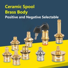 Faucet Brass Spool Valve Hot And Cold Water Quick-Open Triangle For Bathroom