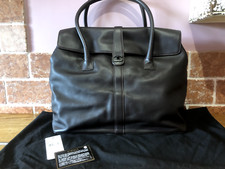 Vintage Chanel Travelling Bag In Dark Bordeaux Leather 1999