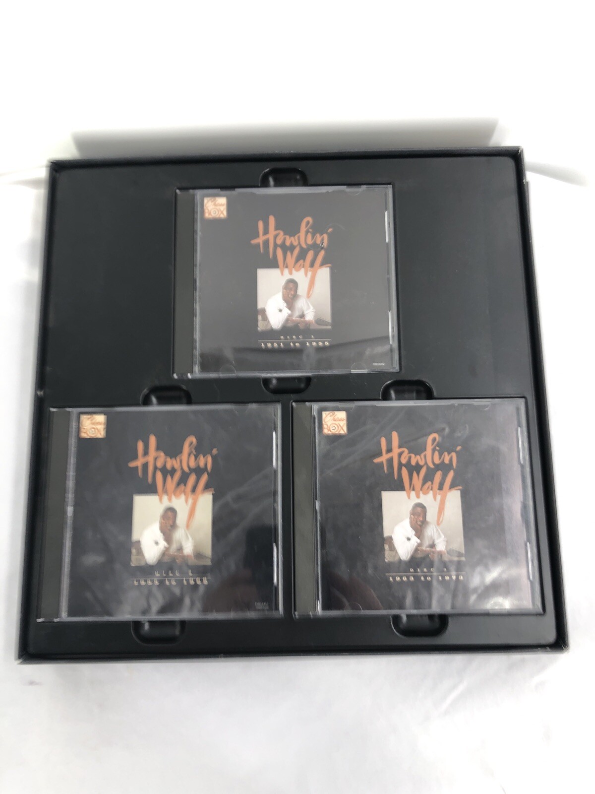 Howlin' Wolf : The Chess Box (3-CD Box Set with 32-page booklet, 1991 ...