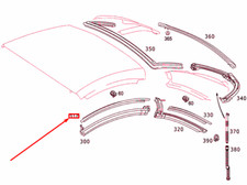 Baguette de porte Mercedes 350