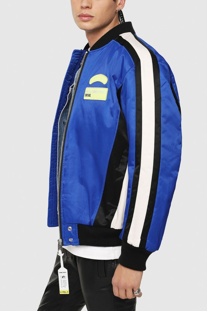 DIESEL J-Ryuu Herren Bomberjacke Jacke Übergangsjacke Giacca