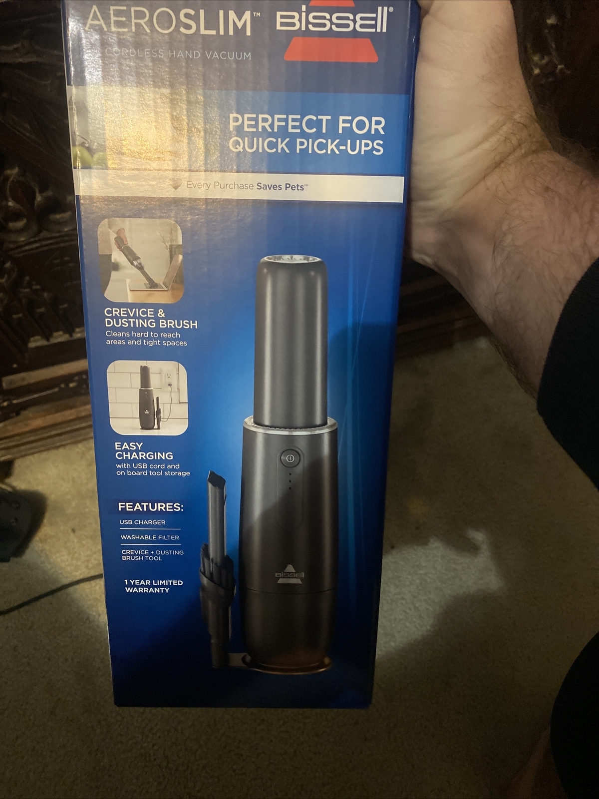 BISSELL AeroSlim Lithium Ion Cordless Handheld Vacuum, 29861 eBay