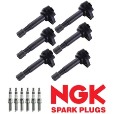 6x Ignition Coil & 6 NGK Iridium Spark Plug fit Honda Pilot 3.5L V6 UF624