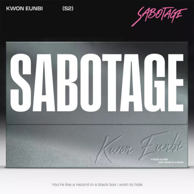 IZ*ONE KWON EUNBI SABOTAGE 2nd Single Album CD+Photo Book+4 Card+3Sticker+Poster
