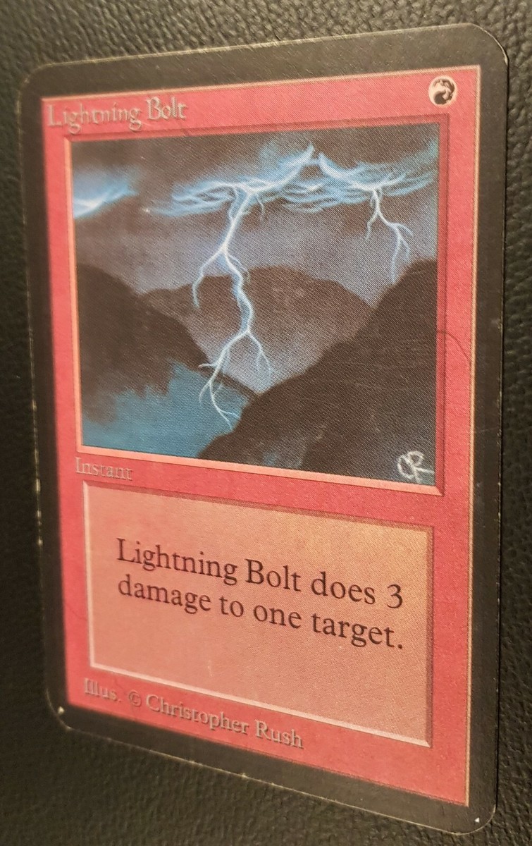 MTG - ALPHA - Lightning Bolt | eBay