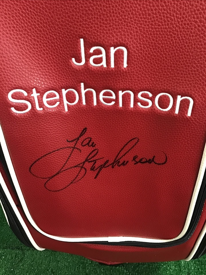 Ladies Staff Bag Jan Stephenson Winery LPGA Signed - Image 2 of 4