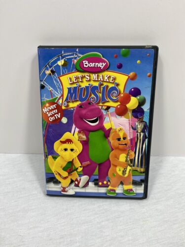 Barney DVD: Let's Make Music - Never Seen On Tv With Baby Bop and BJ Musical - Picture 1 of 4