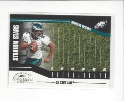 2005 Classics Stadium Stars 20 Yard Line Gold #33 Donovan McNabb Eagles /250 