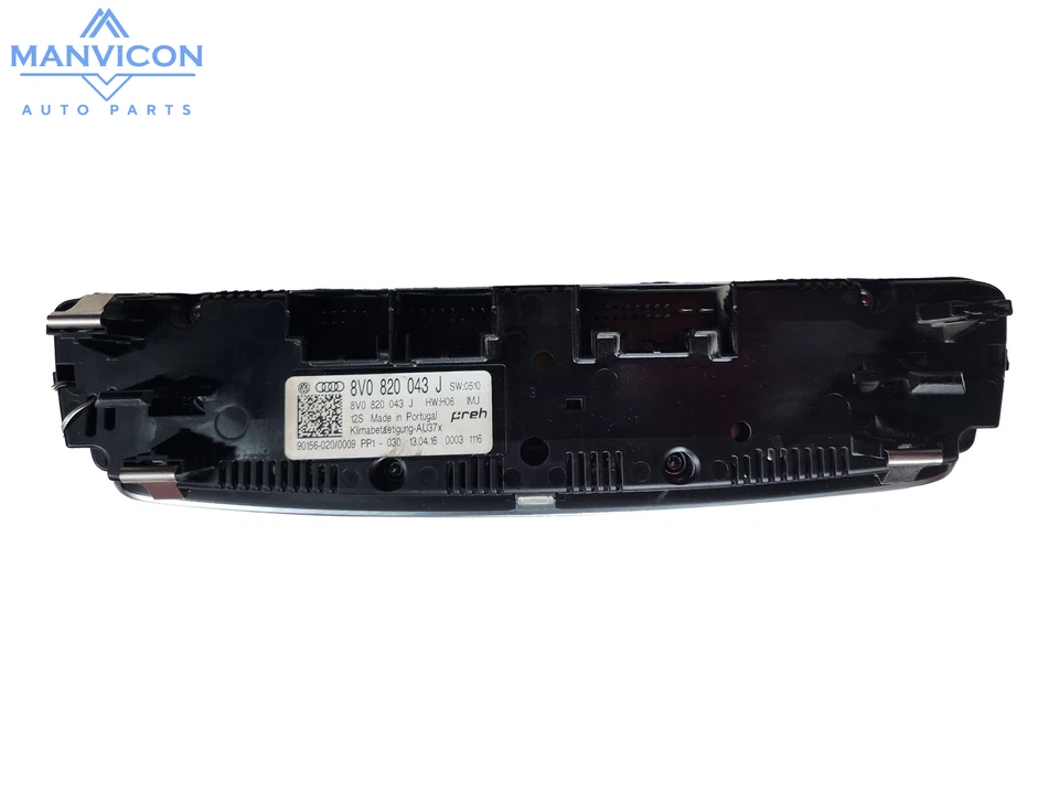 2015-2017 Audi A3 AC Heater Climate Temperature Control Unit 8V0 820 043 J OEM - Image 4 of 4