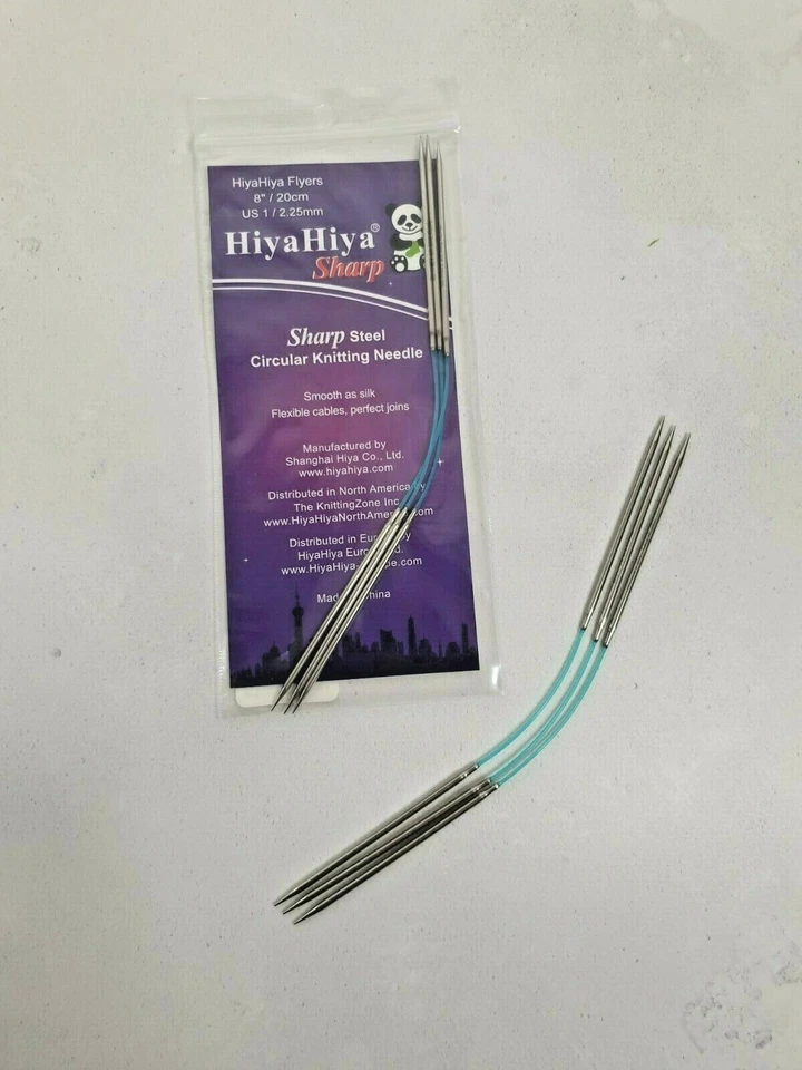 HiyaHiya SHARP FLYERS Ferri Da Maglia Circolari, 2 - 3,5 Mm, 20 Cm - Immagine 3 di 4