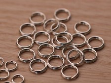925 Sterling Silver SPLIT RING - 5mm, 7mm - wholesale jewellery making findings