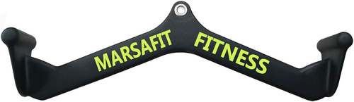 Thuis Gym Fitness Roeien T-bar V-bar katrol kabel machine bijlagen, biceps krul triceps latpulldown bar terug kracht training handvat grepen latpull down bar druk naar beneden oefeningen (lengte 22