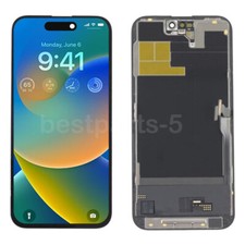 For Apple iphone 14 Pro Max 6.7in Soft OLED Display Touch Screen Replacement