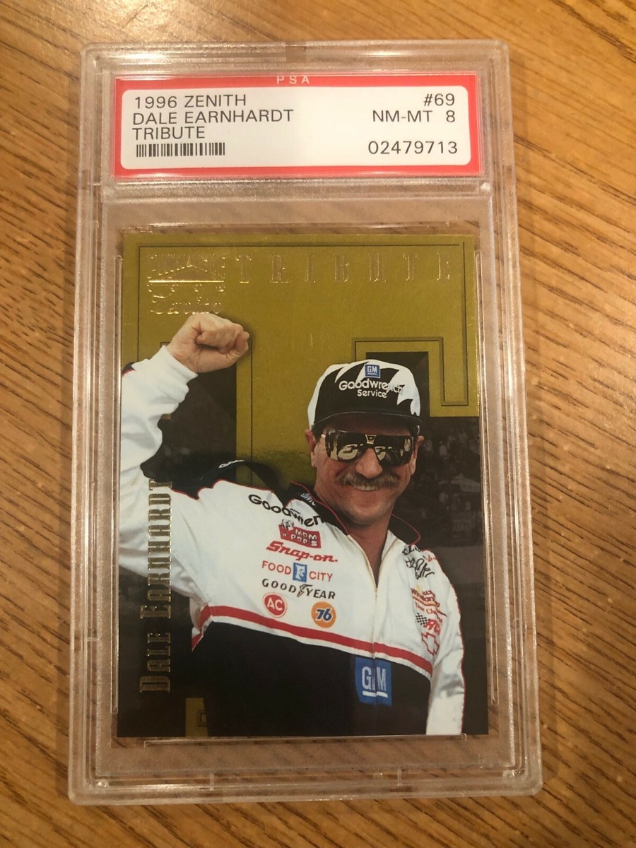 1996 Pinnacle Zenith Tribute #69 Dale Earnhardt 24kt Artist Proof