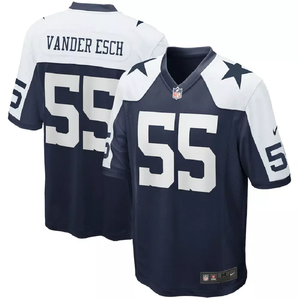 Nike Dallas Cowboys No55 Leighton Vander Esch White Women's Stitched NFL 100th Season Vapor Limited Jersey