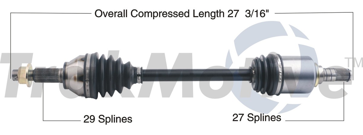kiruakirua　0922 Front Driv Left CV Axle Shaft SurTrack NI-8363 for Nissan Juke 11