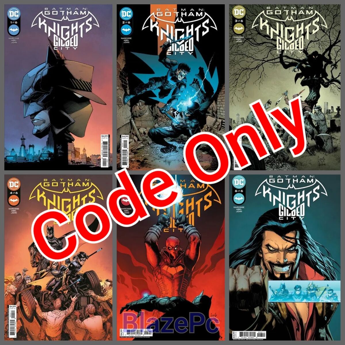 Product Details: Batman Gotham Knights Gilded City #5 cover c video game  variant