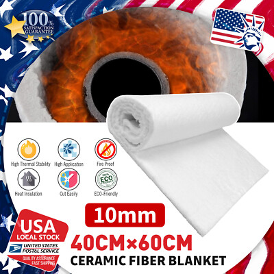 High-quality Universal Ceramic Fiber Insulation Mat Heat-resistant 23.6''x15.75''