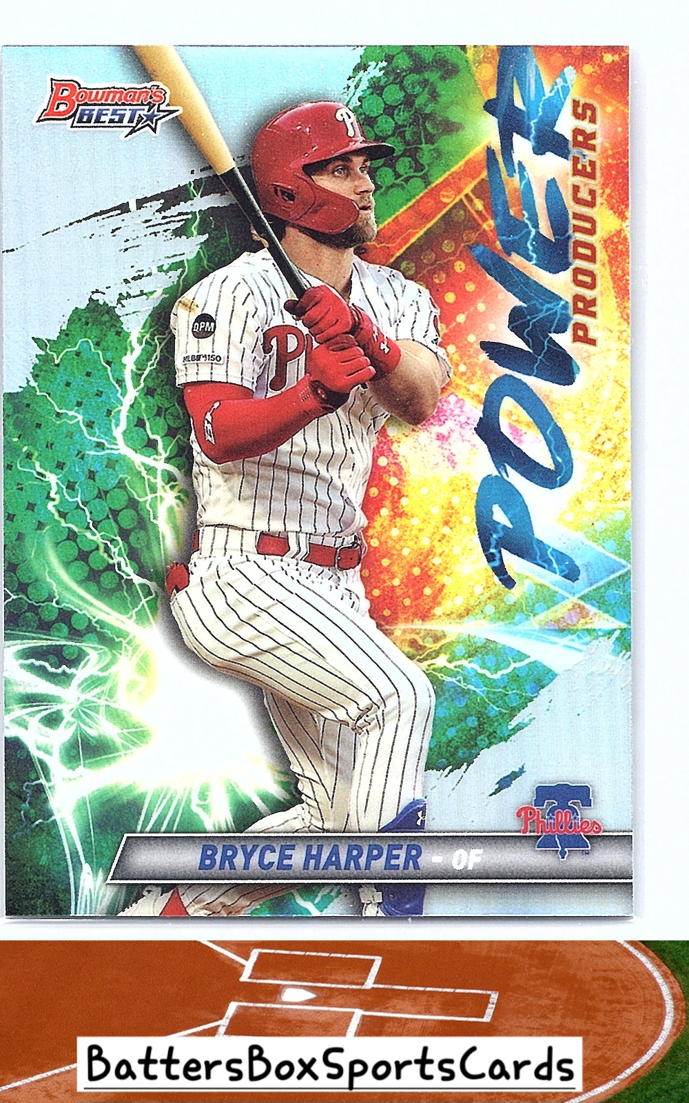 2019 Bowman's Best #PP-BH Bryce Harper Power Producers