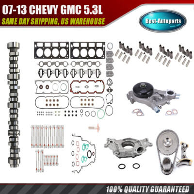 NON AFM Camshaft Lifters timing chain oil pump Kit For 07-13 Chevy GMC 5.3L