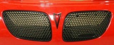 Reproduction Black Upper Kidney Grille Set W Black Emblem 2004-2006 Pontiac Gto
