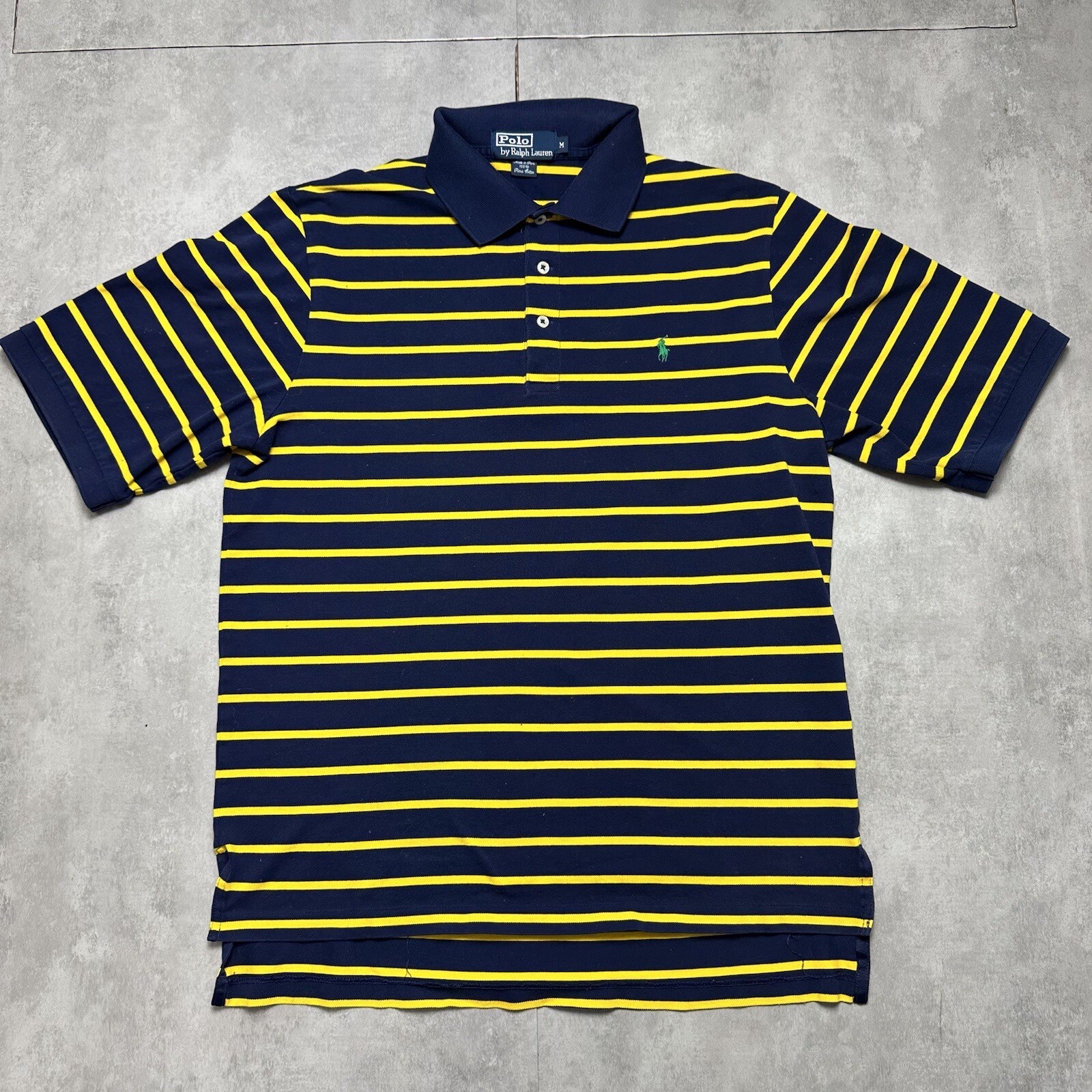 PONY polo vintage ralph lauren pima cotone polo rugby camicia a righe medie hip hop