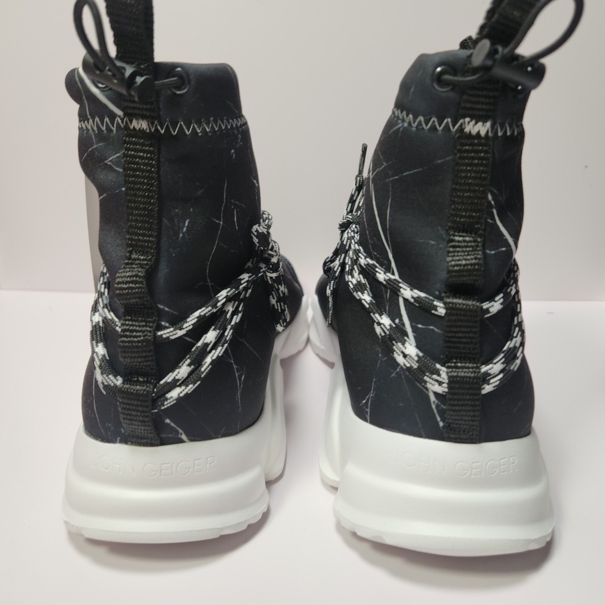 NEW John Geiger 002 Highs Black Marble Dead Stock DS Size 13 