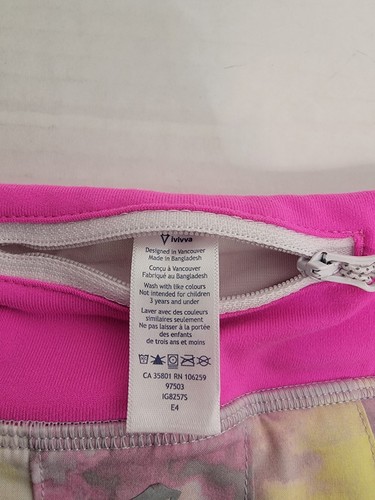 IVIVVA by Lululemon Tennis Skirt 12 Set The Pace Pink Purple Tie Dye Pleated - Picture 7 of 8