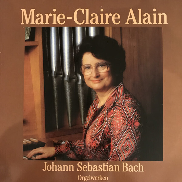 LP Marie-Claire Alain , Johann Sebastian Bach Orgelwerken NEAR