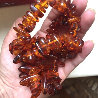 Authentic Baltic Amber Vintage OLD BUTTERSCOTCH EGG YOLK