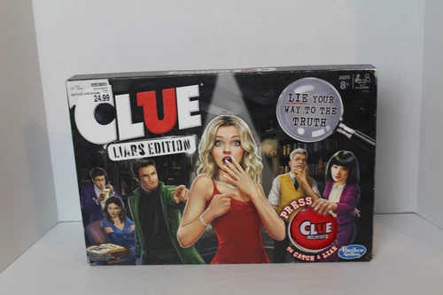 Hasbro Clue Liars Edition Murder Mystery Board Game New in Box
