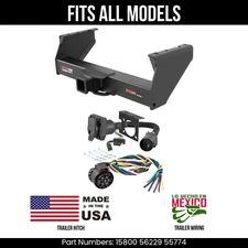For 08-09 Dodge Ram 4500 Trailer Hitch +7Pin Wiring Fits All Models Curt Tow Kit