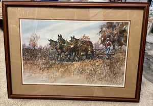 “Planting Time” II Art Print By Laffayette Ragsdale 35” x 25” (FL)