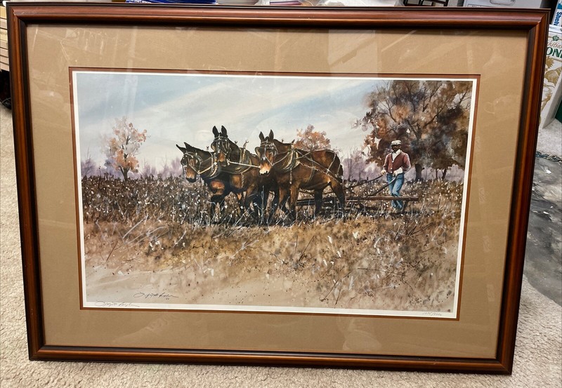 “Planting Time” II Art Print By Laffayette Ragsdale 35” x 25” (FL)