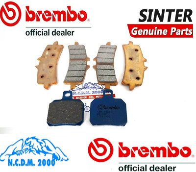BREMBO BREMSBELÄGE ORIGINAL PARTS ANT + POST DUCATI MONSTER S ABS 1200 2014