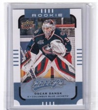 2015-16 Upper Deck MVP Rookie Card # 193 Oscar Dansk Columbus Blue Jackets
