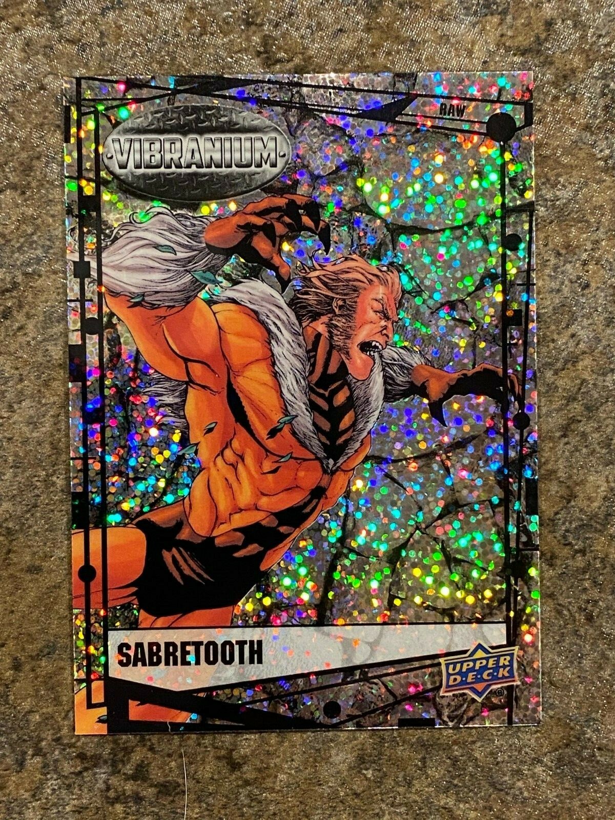2015 Marvel Vibranium Raw Insert #11 SABRETOOTH Combo Shipping😍*