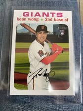 2020 Topps Heritage High Number KEAN WONG #541 White Border SSP /50