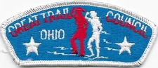 Great Trail Council Strip S-1a Plastic Back CSP SAP Boy Scouts of America BSA