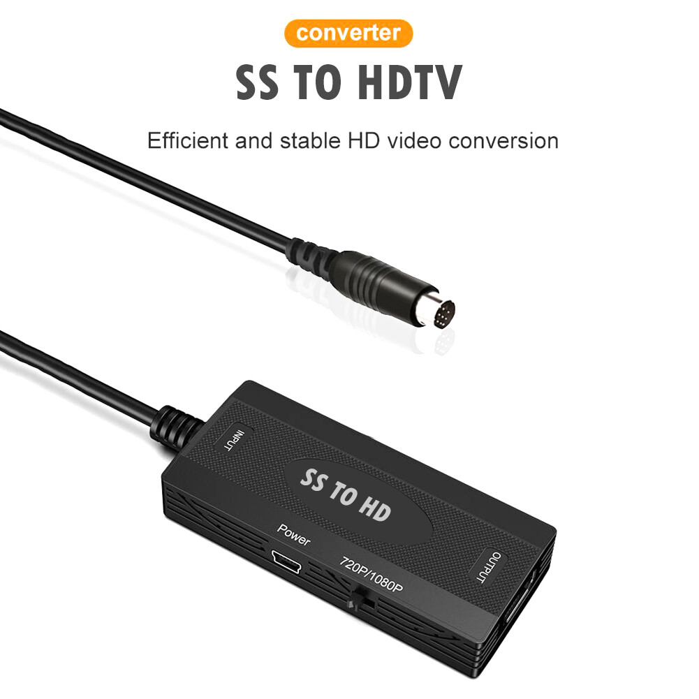 Portable SS to Converter for Sega Saturn Consoles HD TV Adapter eBay