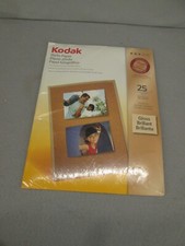 Photo Paper Kodak Gloss Photo Paper 8.5 x 11 Instant Dry 25 Sheets NEW