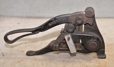 Antique American Letter Press slug back cutter lead print collectible type tool